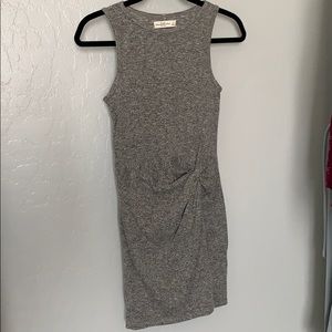 Abercrombie & Fitch Gray Knotted Bodycon